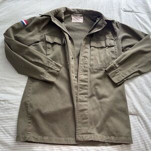 Green Dutch Military Style Jacket